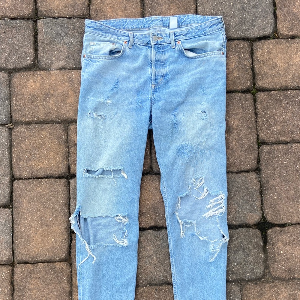 Boyfriend Jeans (Hand Stressed)